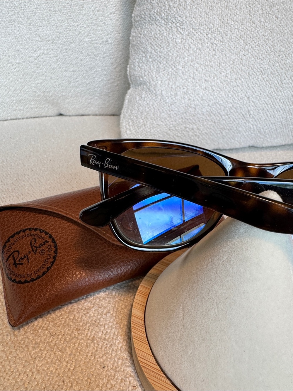 Ray-Ban Tortoiseshell Frame Sunglasses with Brown Lenses - Picture 4 of 7